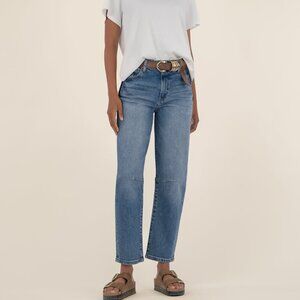 Kut from the Kloth Ashley High Rise Slouchy Barrel Straight Leg Size 1010 / Impr